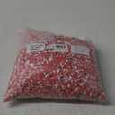 Timtin 2.4 KG / 5.3 LB Decorative Epoxy Floor Flakes Paint Chips 5-8 mm Blend Color Concrete Floor Coating Kit for Garage Wall Interior Exterior House Painting(Red, Black, White)