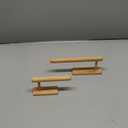 Maxcheck 2 Pcs Bamboo Toilet Paper Holder Wall Mounted Bathroom Towel Holder Wood Towel Rack Toilet Paper Holder and Towel Holder Set Wood Towel Bar Towel Hanger for Kitchen Living Room Bedroom