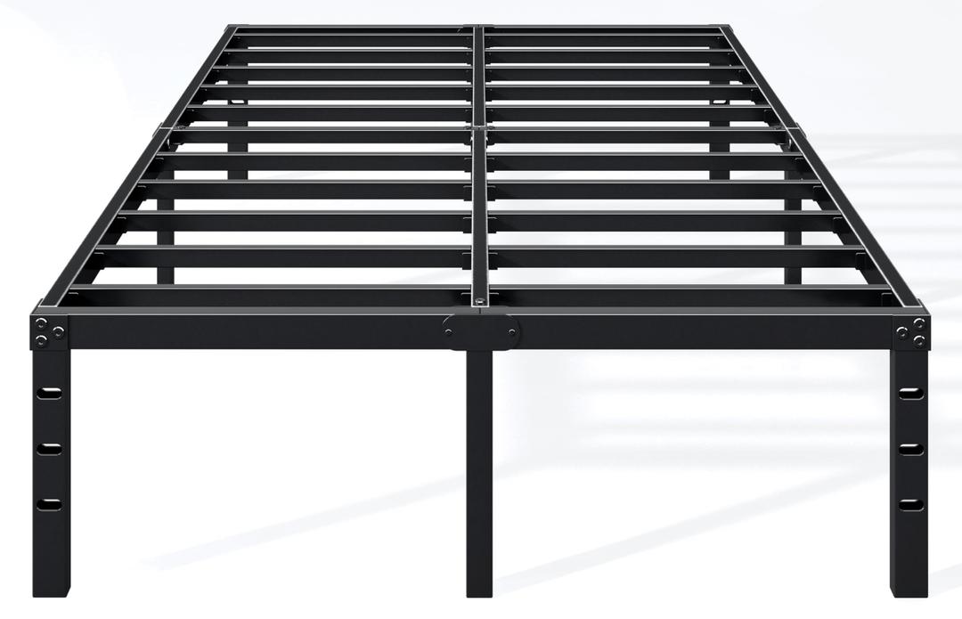 Hafenpo 14 Inch Full Bed Frame - Sturdy Metal Platform Full Size, No Box Spring Needed, Heavy Duty, Easy Assembly, Strong Bearing