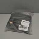 Floerns Women's Strapless Metal Button Front Tube Top (Black, L)