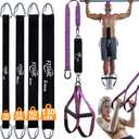 Fitarc Pull Up Assistance Bands Set,Pull Up Assist Strap with Handle,14 Levels of Assistance Up to 300LBS (Purple)