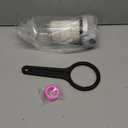 496 Fuel Tank Filter Assembly with Wrench Replacement for Gasoline and Diesel Water Separate 30 Micron Max 25 Gpm 150 Psi with 1 NPT Top Cap Replace# B10-AL