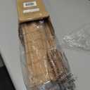 ARLO BLINDS Sheer Bamboo Roman Shades with Valance - Tuscan, 34" W x 60" H - Light Filtering Cordless Blinds for Interior Windows - Real Natural Bamboo Material - Mounting Hardware Included