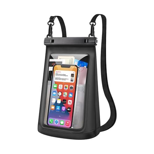 Extra Large Size Waterproof Phone Pouch - [Floating] Water Proof Pouch for iPhone Galaxy Google and More, IPX8 Waterproof Dry Bag for Beach Vacation Belongings