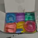 Fidget Toy Stress Cube 6 Pack - Squishy Fidget Toys for Relaxation, High Density Gel Filled, Fidgets for Classroom, Sensory Calming Toys for Kids Adults Children Teens