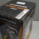 Electric Orange Juicer, Citrus Juicer Squeezer with 2 Cones and Soft Grip Handle for Effortless Juicing, Stainless Steel Quiet Orange Juice Extractor Machines for Lime Grapefruit Lemon (Black)