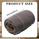 Bonuci Maternity Pantyhose Pregnancy Fleece Lined Tight Women Stretchy Opaque High Waist Legging (Translucent Gray)