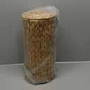 PINXIURY Water Hyacinth Paper Roll Holder, Wicker Toilet Paper Holder Stand for Bathroom, 3 Rolls of Toilet Paper Storage, Toilet Roll Holder Stand for Bathroom and Under Sink
