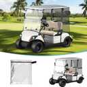 Golf Cart Sun Shade Cover for Club Car Precedent & EZGO TXT, Encrypted Polyester Mesh Shield, UV Protection & Heat Isolation, Easy-to-Install Golf Cart Cover, 44'' x 39.4''