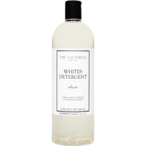 The Laundress Whites Detergent, Concentrated Laundry Detergent Liquid, Whiten & Brighten Clothes, Tough on Stains, Classic Scent, 32 oz., Broken Lid