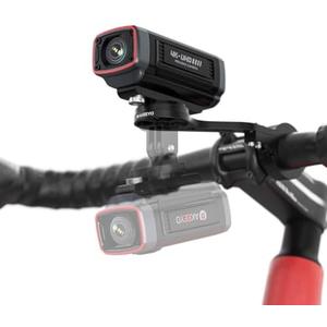 AKY-710S Bike Camera with Mount, 4K 28fps, 2K 55fps, Wide-Angle 142°,IP67,5MP,Loop & Emergency Recording,Parking Monitor,Bicycle,Outdoor Sports,Rechargeable,GPS,64GB Card Included