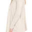 Pastel by Vivienne Women's Long Sleeve Jersey Cardigan X-Large Cream (White, XL)