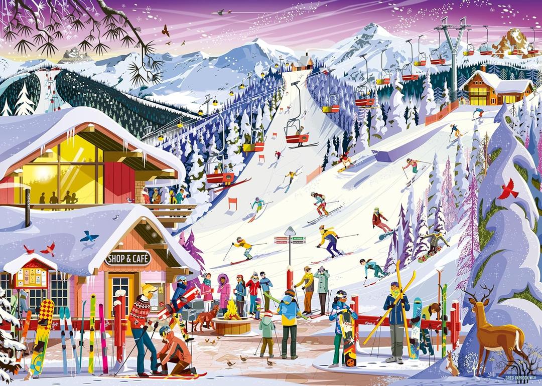Ravensburger Slopeside Spirit 1000 Piece Jigsaw Puzzle