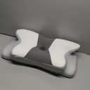 Cervical Neck Pillow for Pain Relief - Ergonomic Side Sleeper Pillow for Neck Support, Cooling Cervical Pillow for Sleeping, Contour Orthopedic Memory Foam Pillows for Back Stomach Sleepers (Dark Grey & White)