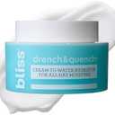 Bliss Drench & Quench Hyaluronic Acid Cream to Water Moisturizer | Lightweight Face Cream with 4 Types of Hyaluronic Acid for All Day Hydration and Plump Skin | Clean Vegan & Cruelty Free 1.7 fl oz