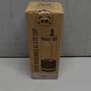 Pandaloo Glass Cups With Lids and Straws -20 Fl Oz- Perfect Size Iced Coffee Cup - Smoothie Cup With Bamboo Lid and On the go Lid - Glass Tumbler With Straw (1 Count (Pack of 1), Lilac Rhapsody)