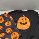 Matching Family Halloween Pajamas Set - Cute Pumpkin Print 2-Piece PJS for Adults & Kids | Holiday Family Pajamas (Large, Hwn1)