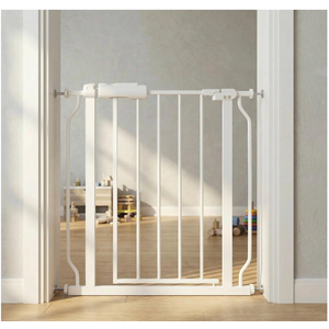 Narrow Baby Gate 24.4-29 Inch for Stairs Pet Dog Gates Indoor for Doorways