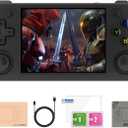 RG35XX H, Retro Handheld Gaming Console, Support HDMI TV Out, 5G WiFi Bluetooth 4.2, Dual Sticks, 3.5-Inch IPS Horizontal Screen, Make Retro Game Experience Better (64G Transparent Black)