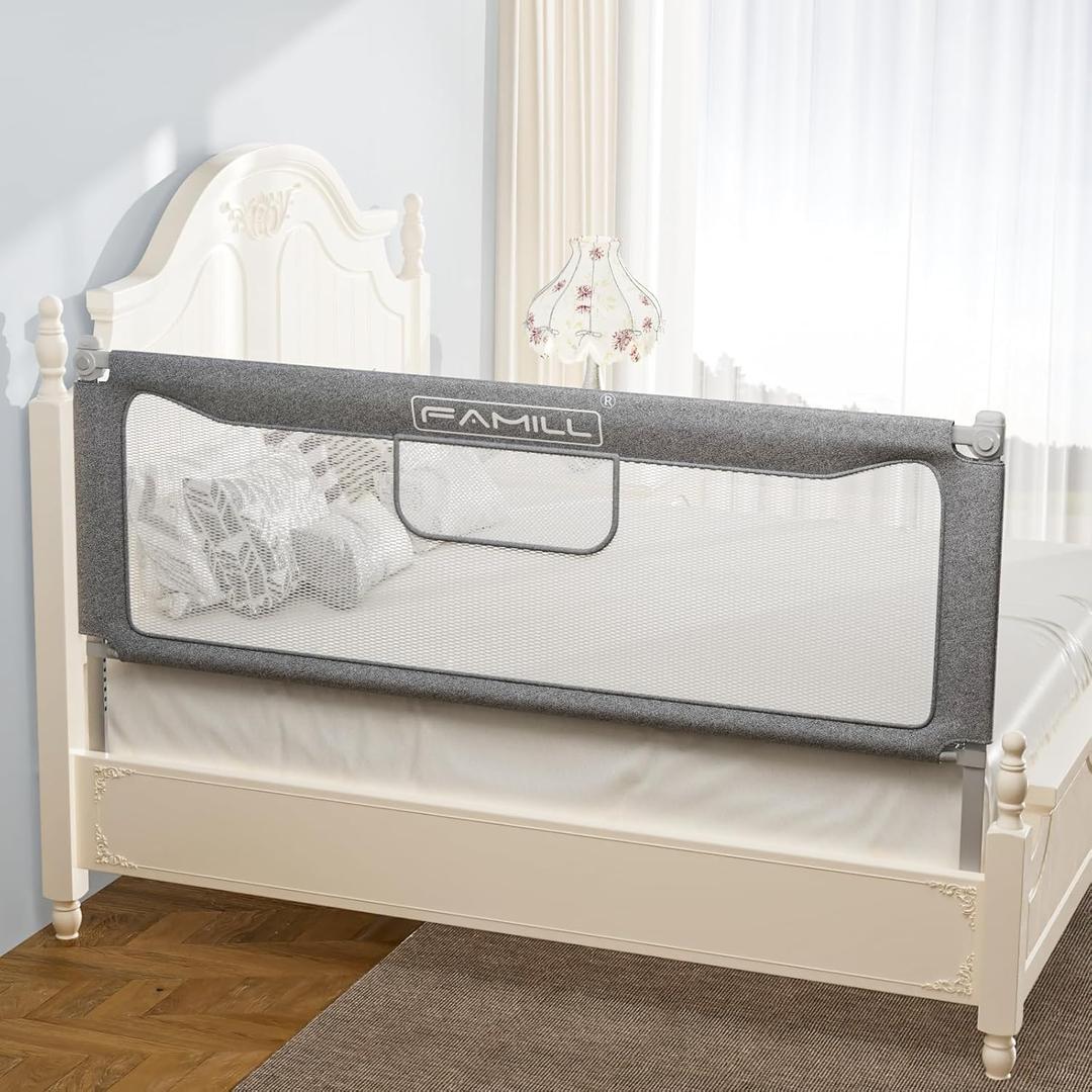 FAMILL Bed Rail for Toddlers Toddler Bed Rail 82.7in