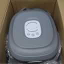 Cold Therapy System, Programable Timer, Wireless Remote, Double Walled Bucket, Post-Surgery Pain Reliever, Ice Therapy Machine for Knee After Surgery (Gray)