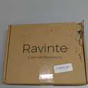 Ravinte 50 Pack 25 Pair 1/2 inch Overlay Cabinet Hinges Soft Close Hidden Door Hinge for Kitchen Cabinet Hinges Stainless Steel Adjustable Hinges Satin Nickel Cabinet Hardware