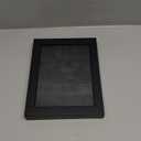 6x8 Shadow Box Frame Black Wood | with a 3/4" Usable Display Depth | Includes a Black Real Suede Texture Acid-Free Backing Board, UV Resistant Acrylic, and Hanging Hardware