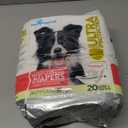 Paw Inspired 20ct Disposable Dog Diapers | Female Dog Diapers Ultra Protection | Diapers for Dogs in Heat, Excitable Urination, or Incontinence (Large)