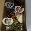 Big Hair Claw Clips Medium Size Butterfly Hair Clips for Women 3.15" Strong Hold Non-slip Jaw Clips Hair Accessories for Long Thick Thin Hair 6 Pcs