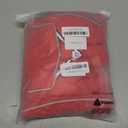 Large Dog Coat, Warm Dog Winter Coat Jacket with Thick Furry Collar, Adjustable Pet Fleece Jacket Turtleneck Snowsuit for Large Dogs for Chilly Day, Red, Size: XL