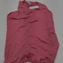 Sanutch Open Back Workout Top Backless Yoga Shirts Tie Back Workout Tank for Women (Medium, Rose)