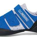 Mens Womens Climbing Shoes for Indoor Outdoor Sport Climbing Bouldering Slip-Resistant & Breathable (7.5 Women/6.5 Men, Blue)