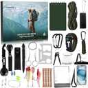 Survival Kit Advent Calendar 2025 for Adult Men Teen Boys,Christmas Gift 24 Days Countdown Advent Calendar for Men Outdoor Camping Fishing Hunting
