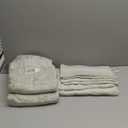 Tens Towels Pack of 8 Towels Set, 2 Extra Large Bath, 2 Hand, 4 Washcloths, 100% Cotton, Lighter Weight, Quicker to Dry, Super Absorbent, Perfect for Bathroom, Green