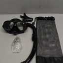 Nearsighted Snorkel Gear, Nearsighted Dry Snorkel Mask Set for Adult Youth, Nearsighted Anti Fog Diving Mask with Detachable Camera Mount & Adjustable Strap for Scuba Diving, Snorkeling, Freediving (-2)