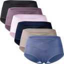 Mama Cotton Women's Under The Bump Maternity Panties Pregnancy Postpartum Maternity Underwear Multi-Pack, XL