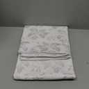 Romanstile Jacquard Rectangle Tablecloth - Waterproof Damask Floral Pattern Decorative Table Cloths Heavy Weight Fabric Table Covers for Dinner/Parties/Outdoor - 60 x 102 Inch, White