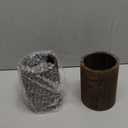 NUPTIO Wood Vases Rustic Centerpiece: 2 Pcs 5.1" Wooden Vase for Home Decor - Brown Small Vase for Wedding Table Living Room Shelf Decor