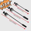 Weed Puller Tool, Weeding Artifact Uprooting Removal Tool, 4 Teethes Dual Purpose Manual Weeders, Multifunctional Tools for Garden Weeding (2PCS 12IN)