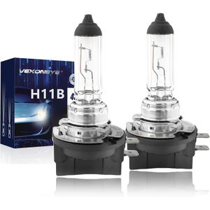 H11B Halogen Headlight Bulb, H11B 12V 55W 4300K High/Low Beam Warm White Head Lights,long life