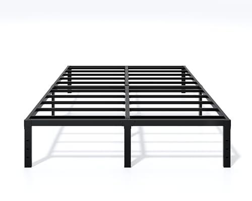 LUMUNANCE Metal Bed Frame Full Size - 14 Inch Heavy-Duty Full Platform Bed Frame No Box Spring Needed, Easy Assembly, Noise-Free, Sturdy Mattress Foundation, Underbed Storage Space