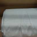 60ft x 12ft Wrinkle Free Ivory Backdrop Curtains for Parties, 12 Panels 12FT Long Silky Polyester Photo Backdrop Drapes Back Drop Cloth for Wedding Birthday Photography Background Decor