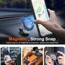 Temdan Designed for iPhone Air Case, [Built-in Invisible Kickstand][Compatible with MagSafe][Military Grade Shockproof] Slim Translucent Matte Phone Case for iPhone 17 Air 6.5 inch (Black)