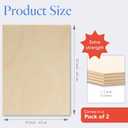Baltic Birch Plywood 18 x 24 x 1/2 Inch - 12 mm Craft Wood, Pack of 2 B/BB Grade, Stronger Than Basswood Sheets or Balsa Wood, Perfect for Laser, CNC Cutting, Wood Shelves, by Woodpeckers