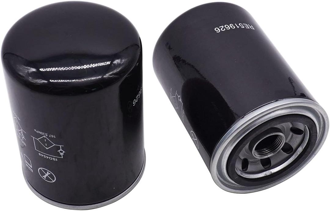 RE519626 RE518977 Engine Oil Filter Compatible with John Deere 4720 4520 4320 4120 333D 332 325 328 2PCS