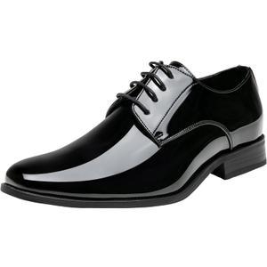 Jousen Mens Dress Shoes Formal Business Oxford Shoes for Men Tuxedo Dress Shoes for Men (10.5, 9051a-black)