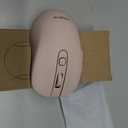 wegear USB Wireless Mouse for Laptop PC Mac, 2.4GHz Cordless Mouse with 6 Buttons, 5-Level Adjustable 4000 DPI, Ergonomic Portable Optical Computer Mice, 24-Month Battery Life-Pink