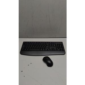 Wireless Keyboard, 2.4G Full-Sized Ergonomic Wireless Computer Keyboard with Wrist Rest for Windows, Mac OS Laptop/PC/Desktop/Notebook(Black)