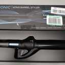 Bio Ionic Long Barrel Curling Iron with Moisture Heat Technology & NanoIonic MX Versatile Curling Wand - Multiple Barrel Sizes for Tight, Classic, Loose & Soft Curls 1.25 Inch (Loose Curls)