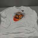Pumpkin Lips Halloween Sweatshirt Unisex, Size XL